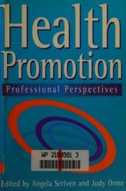 Obálka knihy Health promotion
