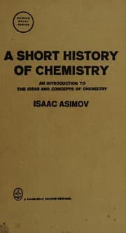 Obálka knihy A short history of chemistry