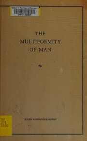 Obálka knihy The multiformity of man