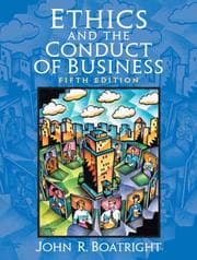 Obálka knihy Ethics and the conduct of business