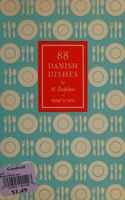 Obálka knihy 88 Danish dishes