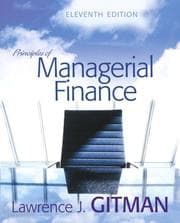 Obálka knihy Principles of Managerial Finance