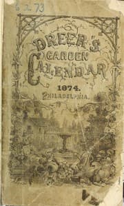 Obálka knihy Dreer's garden calendar