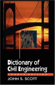 Obálka knihy A dictionary of civil engineering