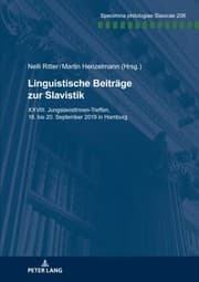 Obálka knihy Linguistische Beitraege Zur Slavistik