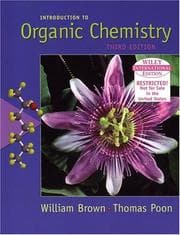 Obálka knihy Introduction to organic chemistry