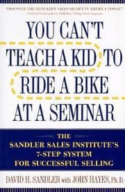 Obálka knihy You can't teach a kid to ride a bike at a seminar