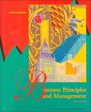 Obálka knihy Business principles & management