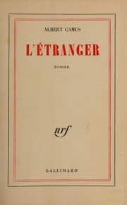 Obálka knihy L’étranger