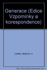 Obálka knihy Generace