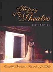 Obálka knihy History of the theatre