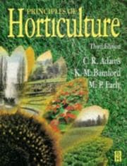 Obálka knihy Principles of horticulture