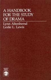 Obálka knihy A handbook for the study of drama
