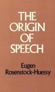 Obálka knihy The origin of speech