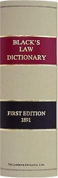 Obálka knihy A dictionary of law