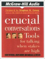Obálka knihy Crucial Conversations