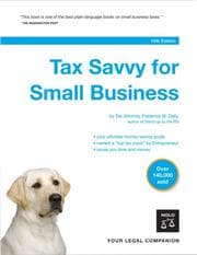 Obálka knihy Tax savvy for small business