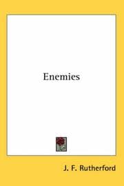 Obálka knihy Enemies