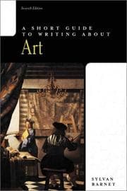 Obálka knihy A Short Guide to Writing About Art