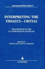 Obálka knihy Interpreting the Timaeus-Critias