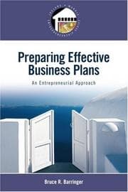 Obálka knihy Preparing Effective Business Plans