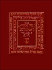 Obálka knihy The Anchor Bible dictionary