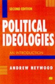 Obálka knihy Political Ideologies