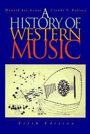 Obálka knihy A history of western music