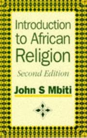 Obálka knihy Introduction to African religion