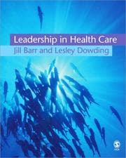 Obálka knihy Leadership in health care