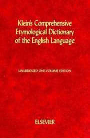 Obálka knihy A comprehensive etymological dictionary of the English language