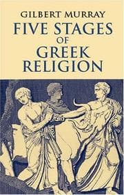 Obálka knihy Five stages of Greek religion