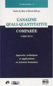 Obálka knihy L'analyse quali-quantitative comparée (AQQC-QCA)