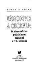Obálka knihy Národovci a občania
