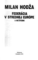 Obálka knihy Federácia v Strednej Európe