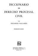Obálka knihy Diccionario de derecho procesal civil