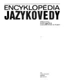 Obálka knihy Encyklopédia jazykovedy