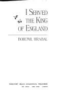 Obálka knihy I Served The King Of England
