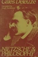Obálka knihy Nietzsche et la philosophie