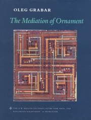 Obálka knihy The mediation of ornament