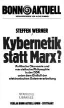 Obálka knihy Kybernetik statt Marx?