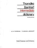 Obálka knihy Thorndike Barnhart intermediate dictionary