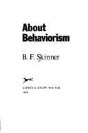Obálka knihy About behaviourism