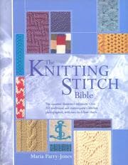 Obálka knihy The Knitting Stitch Bible