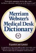 Obálka knihy Merriam-Webster's medical desk dictionary