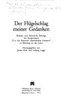 Obálka knihy Der Flügelschlag meiner Gedanken