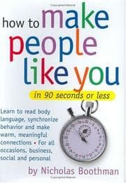 Obálka knihy How to Make People Like You in 90 Seconds or Less