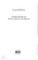 Obálka knihy Constantin XI