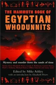 Obálka knihy The mammoth book of Egyptian whodunnits