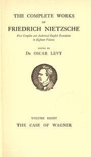 Obálka knihy The complete works of Friedrich Nietzsche